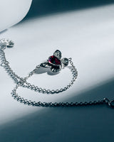 Handmade Bracelet,Silver&Crystal,Chasing Butterfly series - fareastjewelry