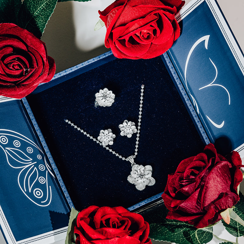 Flowers Valentine's Day Special Set - fareastjewelry