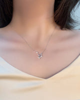 Handmade Necklace, Silver&Crystal, Christmas Dream series - fareastjewelry