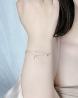Handmade Bracelet,Silver&Crystal, Christmas Dream series - fareastjewelry