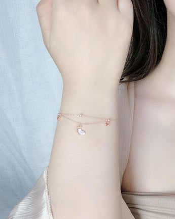 Handmade Bracelet,Silver&Crystal, Christmas Dream series - fareastjewelry