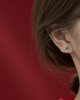 Handmade Earrings, Silver, Christmas Dream series - fareastjewelry