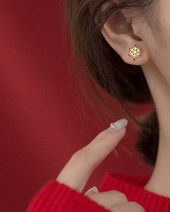 Handmade Earrings, Silver, Christmas Dream series - fareastjewelry