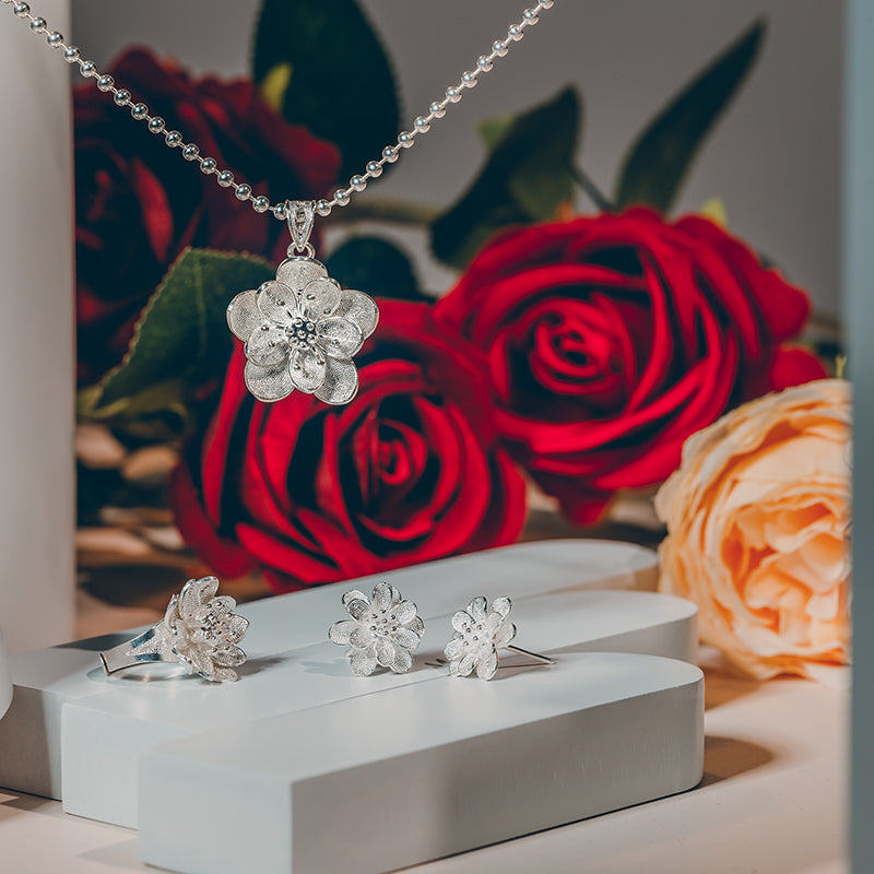 Flowers Valentine's Day Special Set - fareastjewelry