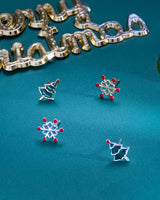 Handmade Earrings, Silver, Christmas Dream series - fareastjewelry