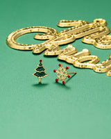Handmade Earrings, Silver, Christmas Dream series - fareastjewelry