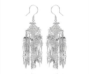 Silver Dangling Earrings - fareastjewelry