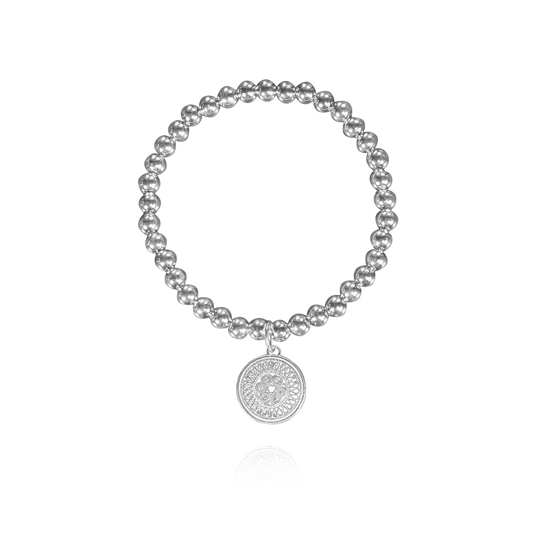 Silver Little Drum Bracelet - fareastjewelry