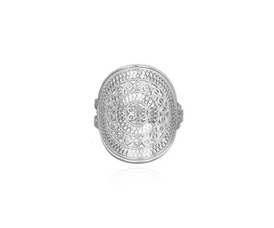 USA Exclusive,Handmade Ring,Silver,Drumbeat series - fareastjewelry