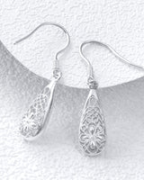 Handmade Earrings,Silver, Morning Dew Series - fareastjewelry