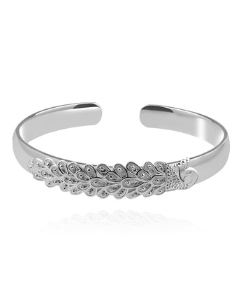 Handmade Bracelet, Silver,Phoenix Dance  series - fareastjewelry