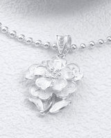 Handmade Necklace,Silver,Flower Cluster series - fareastjewelry