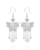 Handmade Earrings,Silver,Dream Butterfly series - fareastjewelry
