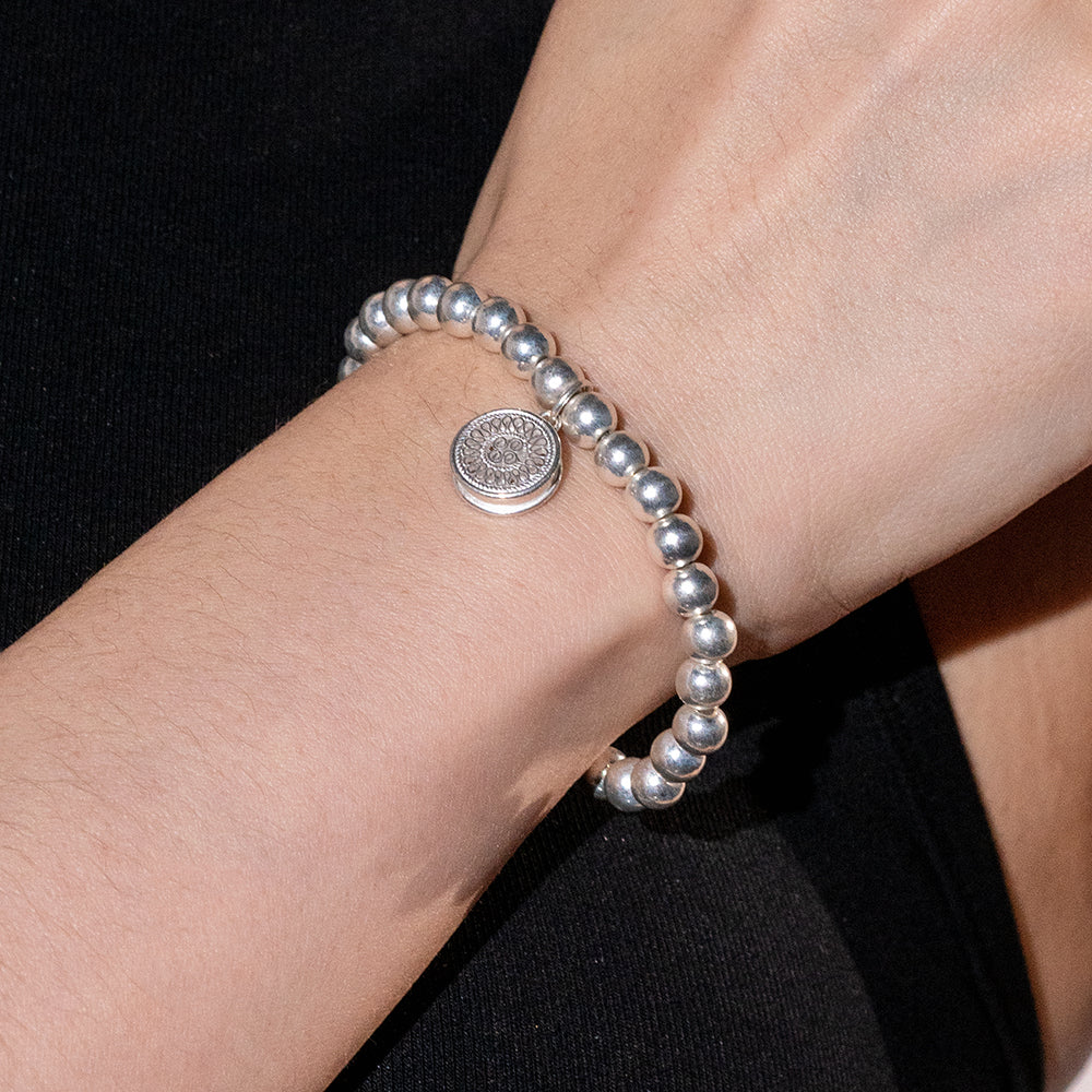 Silver Little Drum Bracelet - fareastjewelry
