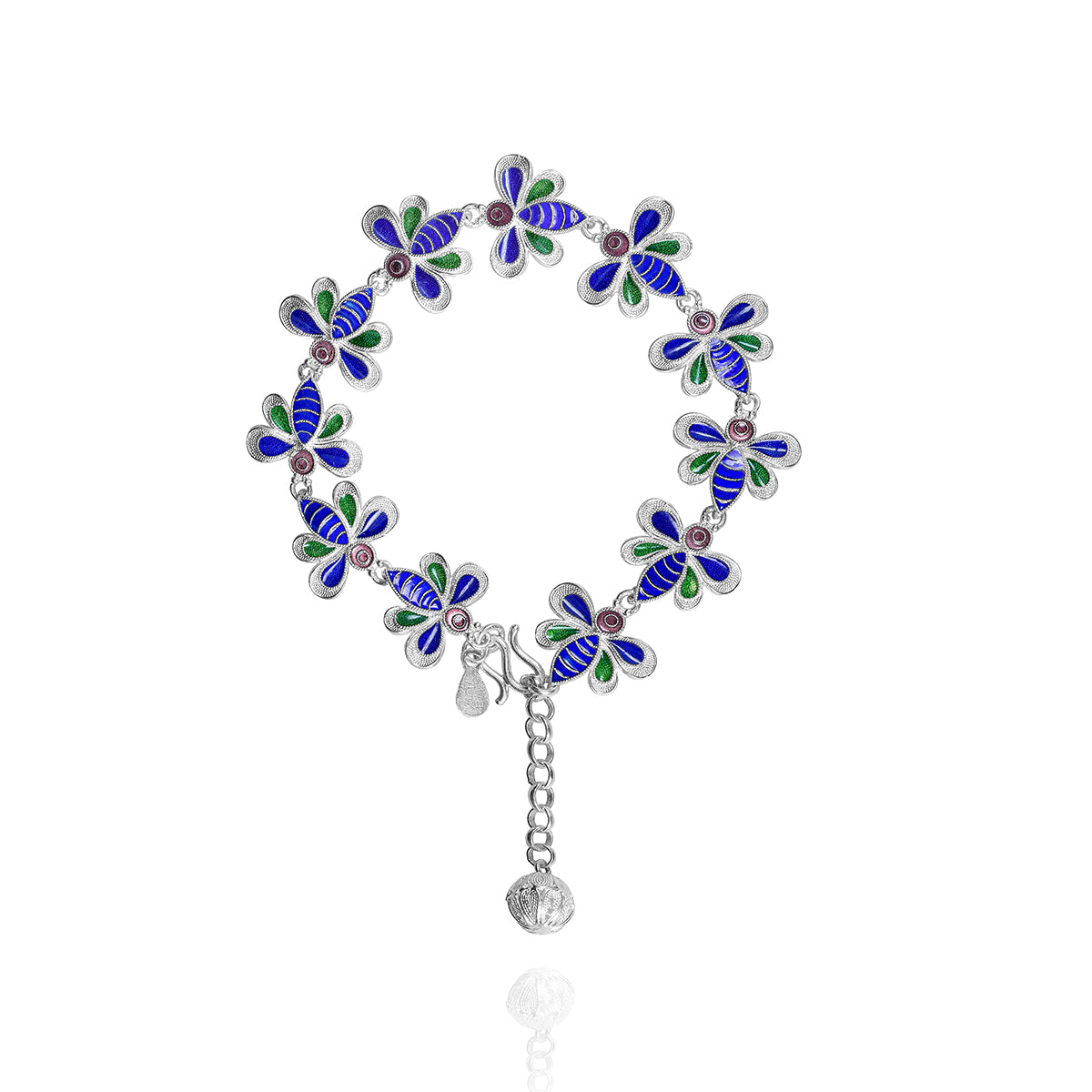 Silver Dragonfly Bracelet - fareastjewelry
