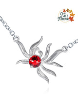 Handmade Necklace,Silver&Crystal,Bloom Of Dreams series - fareastjewelry