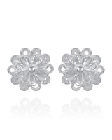 Handmade Earrings,Silver,Flowers series - fareastjewelry