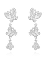 Handmade Earrings,Silver,Butterfly Shadow series - fareastjewelry