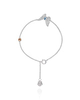 Handmade Bracelet,Silver&Crystal,Light Butterfly series - fareastjewelry