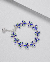 Fareastjewelry,Handmade Bracelet,Silver&Enamel,Spring Fairy series