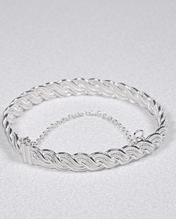 Fareastjewelry,Handmade Bracelet,Silver,Entangled series