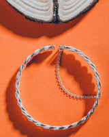 Fareastjewelry,Handmade Bracelet,Silver,Entangled series