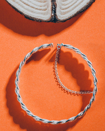 Fareastjewelry,Handmade Bracelet,Silver,Entangled series