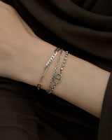 Fareastjewelry,Handmade Bracelet,Silver,Modern Art series