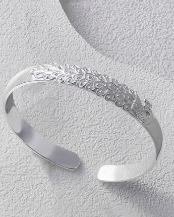 Fareastjewelry,Handmade Bracelet, Silver,Phoenix Dance  series