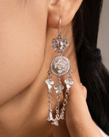 Fareastjewelry,Handmade Earrings,Silver,Butterfly Love series
