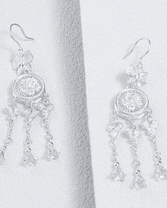 Fareastjewelry,Handmade Earrings,Silver,Butterfly Love series