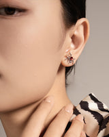 Fareastjewelry,Handmade Earrings,Silver&Crystal,Bloom Of Dreams series