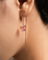 Fareastjewelry,Handmade Earrings,Silver&Crystal,Crystal Butterfly series