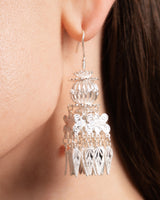 Fareastjewelry,Handmade Earrings,Silver,Ethnic Minority Classical series