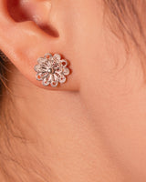 Fareastjewelry,Handmade Earrings,Silver,Flowers series