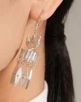 Fareastjewelry,Handmade Earrings,Silver,Horns series