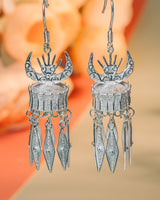 Fareastjewelry,Handmade Earrings,Silver,Horns series