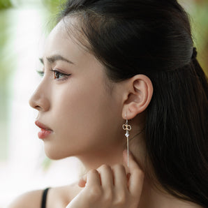 Fareastjewelry,Handmade Earrings,Silver,Immortal Classic series