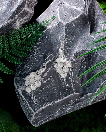 Fareastjewelry,Handmade Earrings,Silver,Phoenix Chasing series