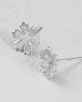 Fareastjewelry,Handmade Earrings,Silver,Snowflake series