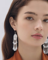 Fareastjewelry,Handmade Earrings,Silver,Whispering Autumn series
