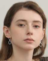 Fareastjewelry,Handmade Earrings,Silver,World Trio series