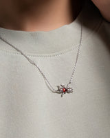 Fareastjewelry,Handmade Necklace,Silver&Crystal,Bloom Of Dreams series