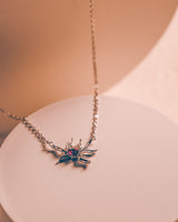 Fareastjewelry,Handmade Necklace,Silver&Crystal,Bloom Of Dreams series