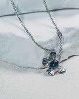 Fareastjewelry,Handmade Necklace,Silver&Crystal,Color Butterfly series