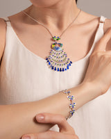 Fareastjewelry,Handmade Necklace,Silver&Enamel,Phoenix series
