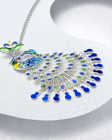 Fareastjewelry,Handmade Necklace,Silver&Enamel,Phoenix series