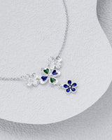 Fareastjewelry,Handmade Necklace,Silver&Enamel,Spring Elf series