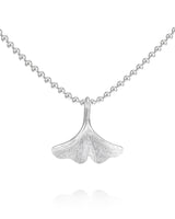 Fareastjewelry,Handmade Necklace,Silver,Ginkgo Eternal series