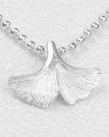 Fareastjewelry,Handmade Necklace,Silver,Ginkgo Eternal series